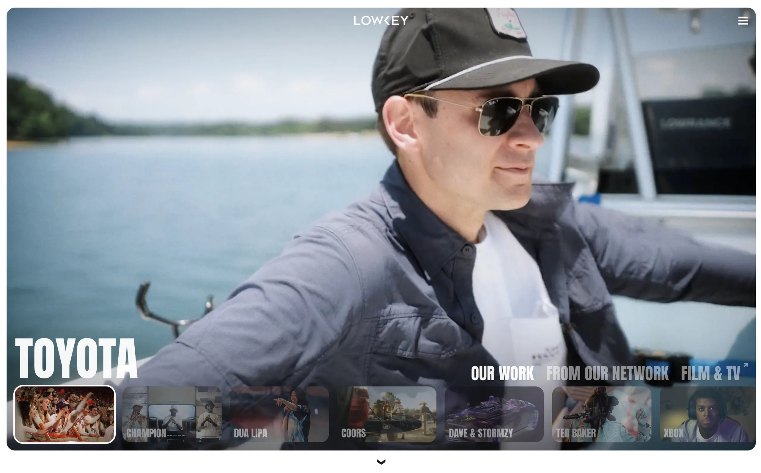 Lowkey Films website by Sam Hills - Custom Webflow Development